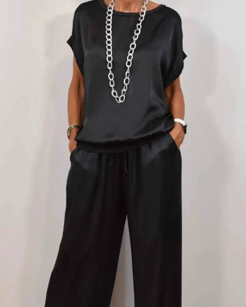Mariare™️ | Elegant 2-delt sett i silkemyk stil