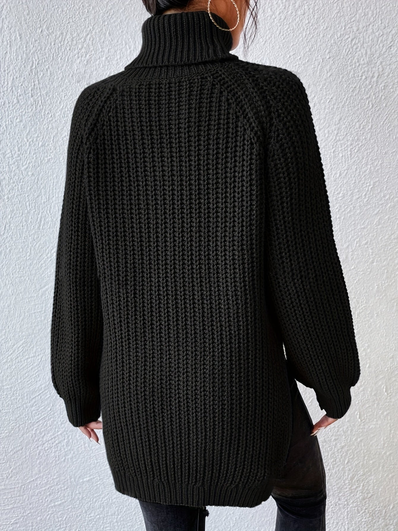 Ellinor™ | Stilren polotrøye med slits