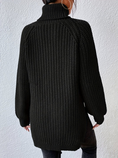 Ellinor™ | Stilren polotrøye med slits