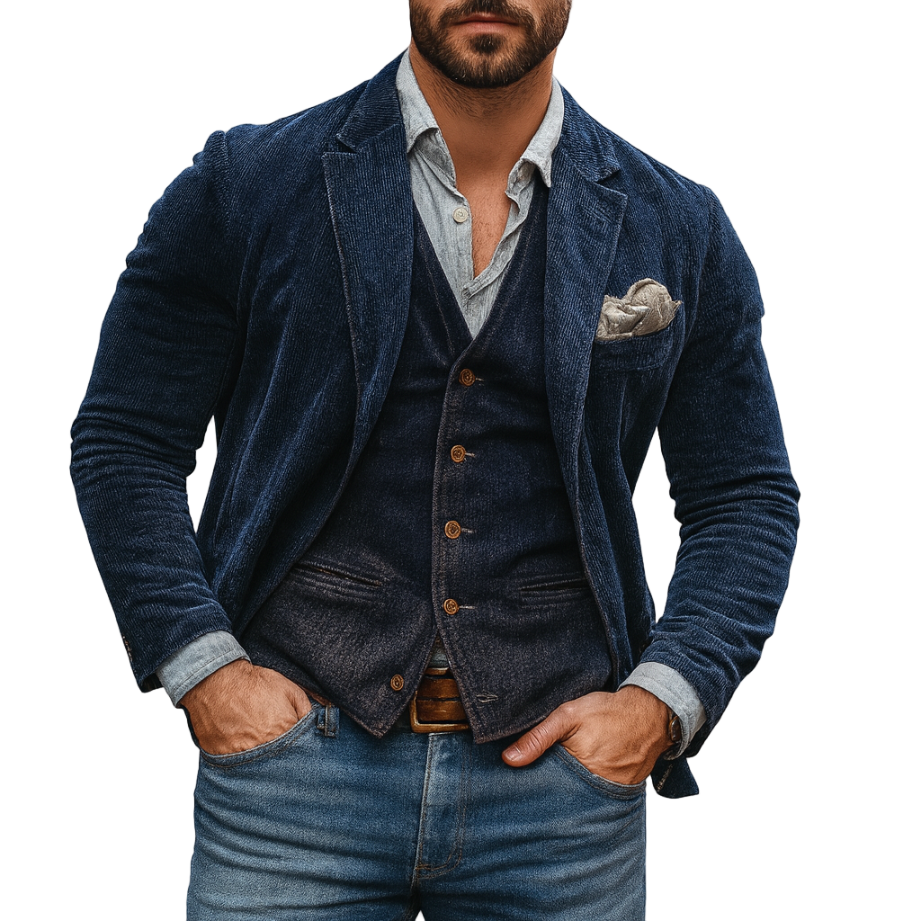 Patricio™ | Klassisk Blazer & Vest Sett