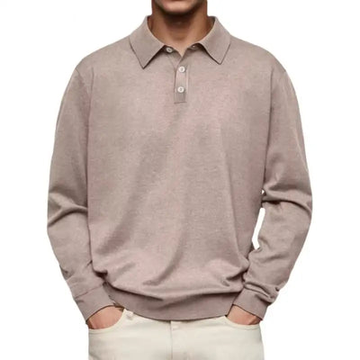 Henrik™️ | Elegant langermet poloskjorte