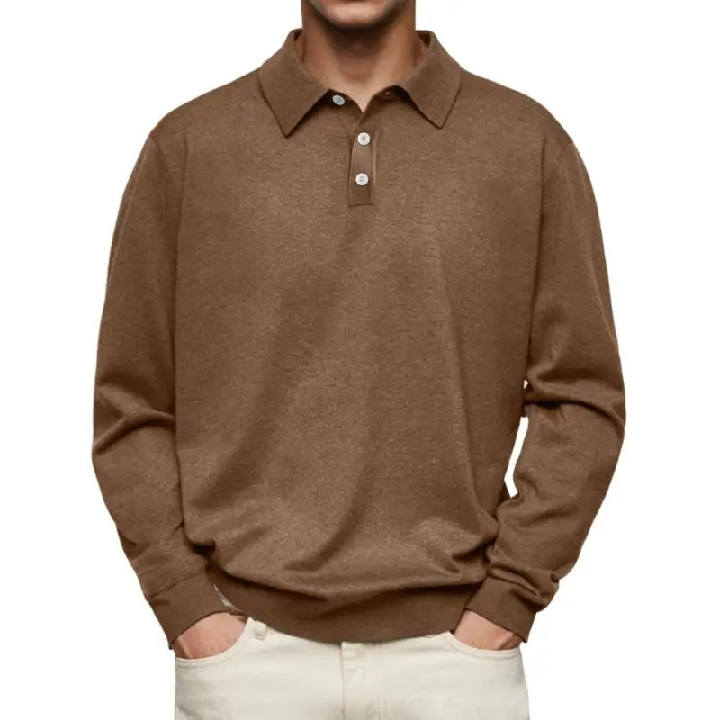 Henrik™️ | Elegant langermet poloskjorte