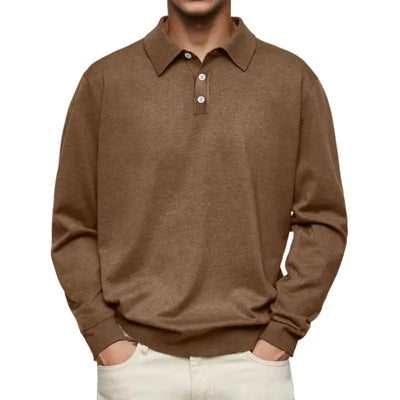 Henrik™️ | Elegant langermet poloskjorte