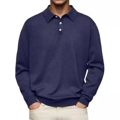 Henrik™️ | Elegant langermet poloskjorte