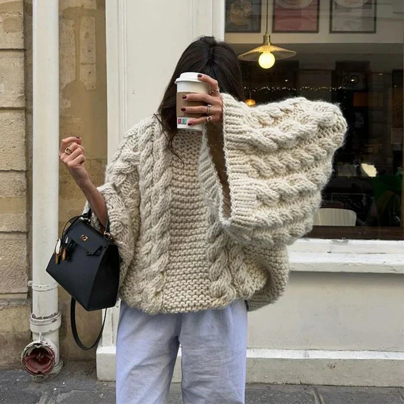Larisa™️ | Komfortabel oversized genser for damer